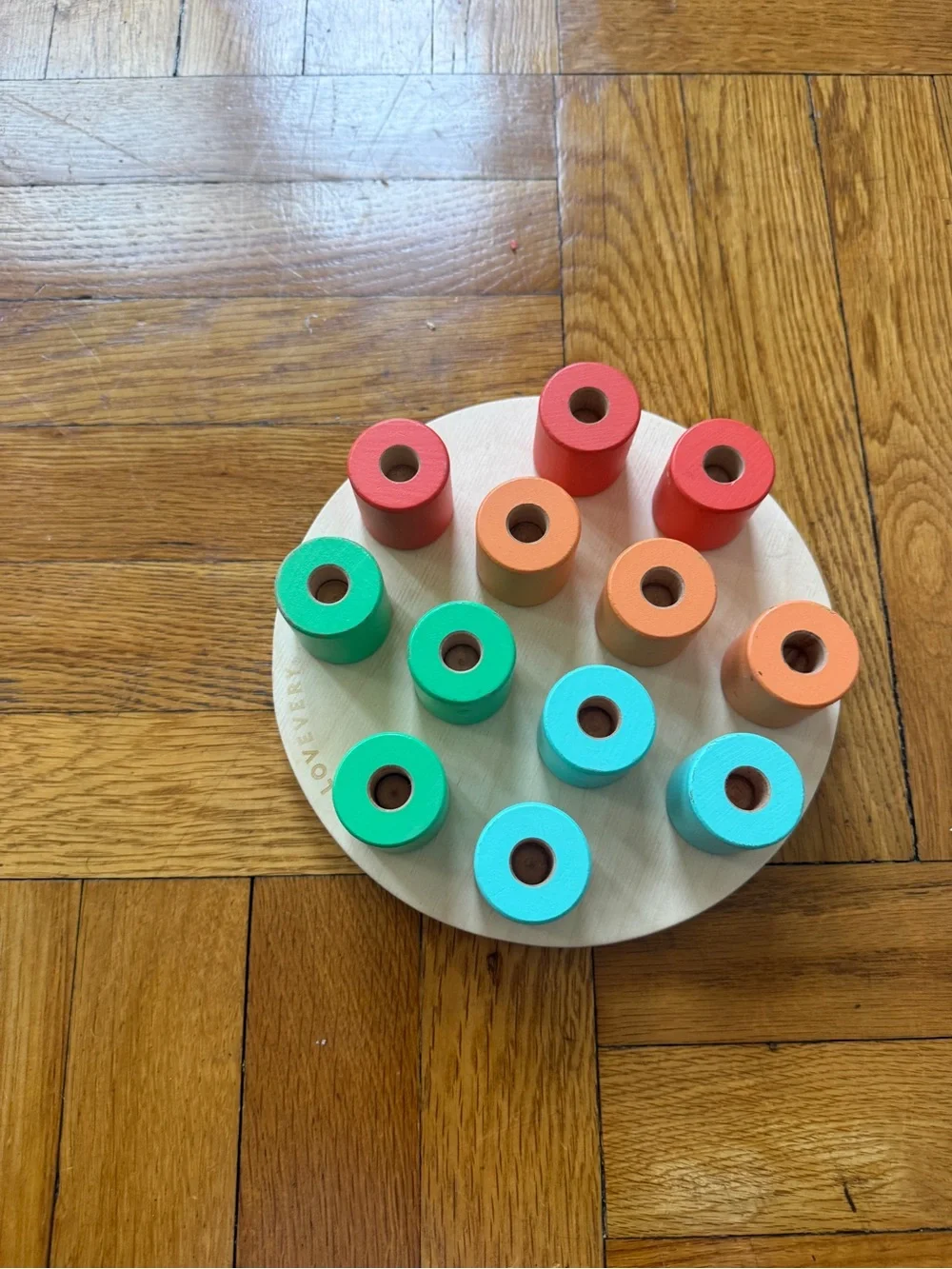 Lovevery  Wooden Stacking Board